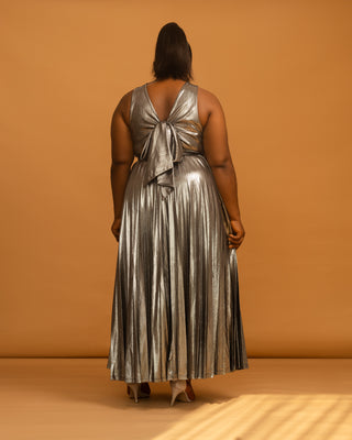 Remi Silver Maxi Dress