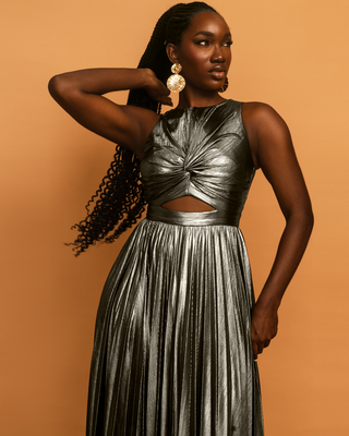 Remi Silver Maxi Dress