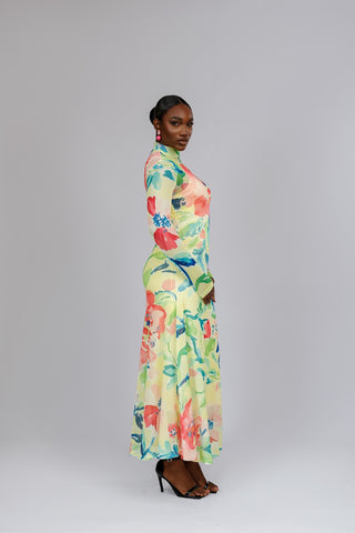 Grace Floral Mesh Dress