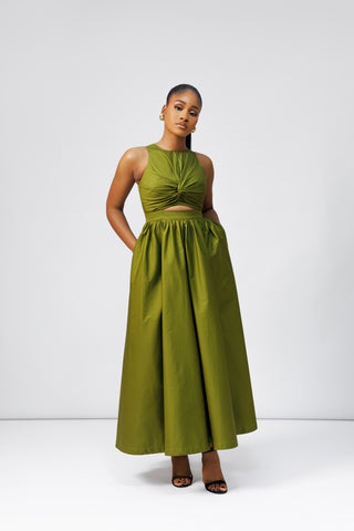 Remi Green Maxi Dress